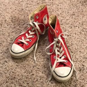Converse Red High Tops